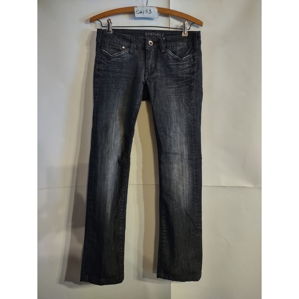 Parasuco Denim Jeans 28x27, Legend Men's Low-Rise Black Jeans, Grunge, Preppy